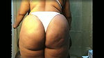 big ass girl dance infront cam