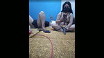 two lesbian getting ready for start a new show