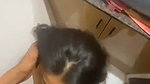 Beautiful girl give Blowjob rubing her pussy  enjoying