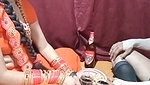 Bhabhi drink beer  fuck hard in Doggy