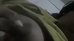 Desi aunty pressing her boobs  showing