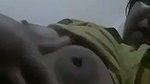 Desi aunty pressing her boobs  showing
