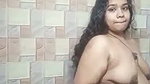 Girlfriend showing her huge ass  boob