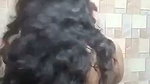 Girlfriend showing her huge ass  boob