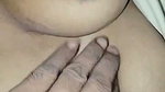 Husband Pressing her wife boobs