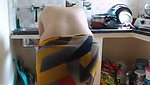 Sexy aunty showing her huge boobs in kitchen room