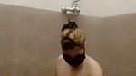 Sexy aunty taking bath