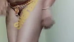 Sexy bhabhi wearing jewelry  showing her nude beauty
