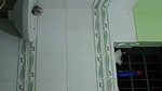 Sister show her boobs  pissing in bathroom