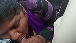 Tamil aunty giving Blowjob to her client in car