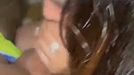 Beautiful girl give Blowjob to his cousin brother