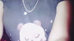 Beautiful girl pressing her boobs  showing