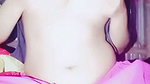 Beautiful girl pressing her boobs  showing