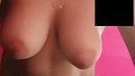 Beautiful girl showing on live