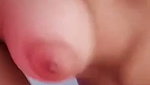 Beautiful girl showing on live
