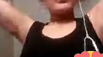 Beautiful girl showing on vc
