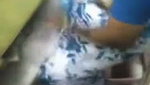 In mobile shop aunty show her boobs