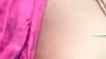 Mature aunty show her boobs on vc