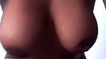 New update aunty pissing  playing with own boobs