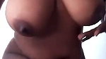 New update aunty pissing  playing with own boobs
