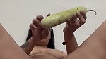 Sexy girl drilling her pussy hard  moan
