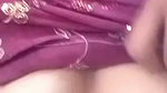 Village aunty show her boobs  pussy on vc