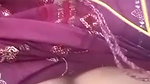 Village aunty show her boobs  pussy on vc