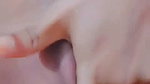 Cute babe making fingering video
