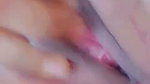 Cute babe making fingering video