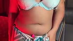 Awesome girl showing her big ass  sexy figure on live