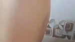 Hot girl showing her figure in bathroom