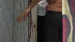 Office girl giving Blowjob to his bf in office