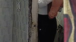 Office girl giving Blowjob to his bf in office