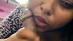 Sexy girlfriend giving deeply Blowjob