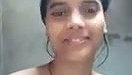 Village girl showing her pink pussy while bathing