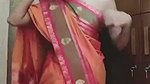 saree girl boob