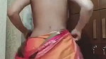 saree girl boob