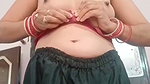 Mature aunty undress  show her boob