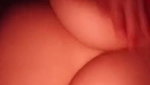 Babe Pressing Boobs And Fingering