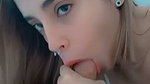Gf licking her boyfriend dick