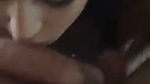 Hot airhostess girl licking and deep