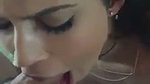 Hot airhostess girl licking and deep