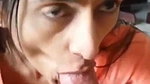 Hot girl licking best long blowjob