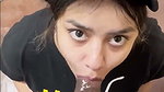 Hot girl licking her boyfriend