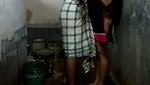 Indian bathroom romance foreplay clip