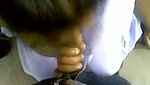 My landlady takes my rent by sucking my dick