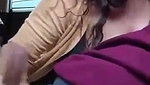 Beautiful girl giving Blowjob inside car  fuck