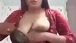 Beautiful hot girl showing her boobs  pussy in bathroom