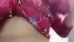 Beautiful hot girl showing her boobs  pussy in bathroom