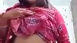 Beautiful hot girl showing her boobs  pussy in bathroom
